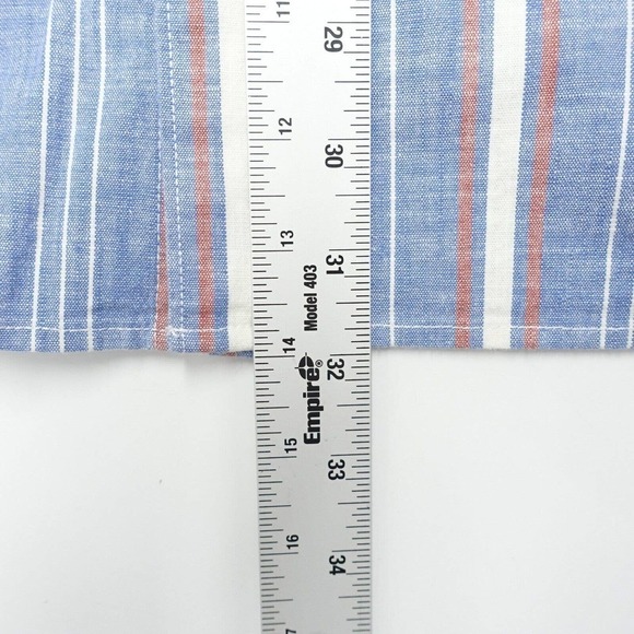 L.L.Bean Button-Down T-Shirt Mens Sz L Multicolor Striped Traditional Fit Cotton - Picture 5 of 5